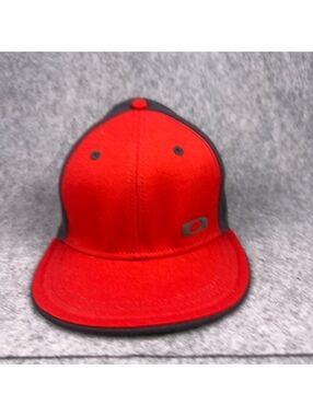 Oakley A-Flex Red and Black S/M Fitted Cap